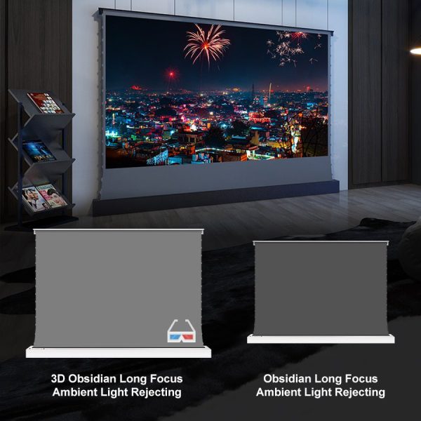 Smarter Surfaces Ambient Light Rejecting Projector Screen Paint 48ft² |  Interactive HD 4K Projections Improve Images Reflected in Brighter Rooms 