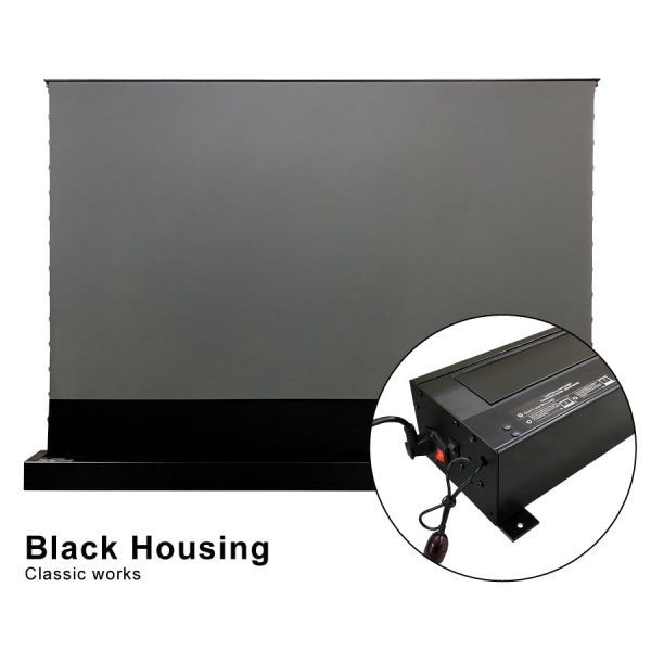 VIVIDSTORM-Projection Screen,PRO Slimline Motorized Office Presentation,Remote Controlled Drop Down Screen,Color Display Feature, Compatible With 4K Ultra Short Throw Laser Projector,VBMSLUST120H