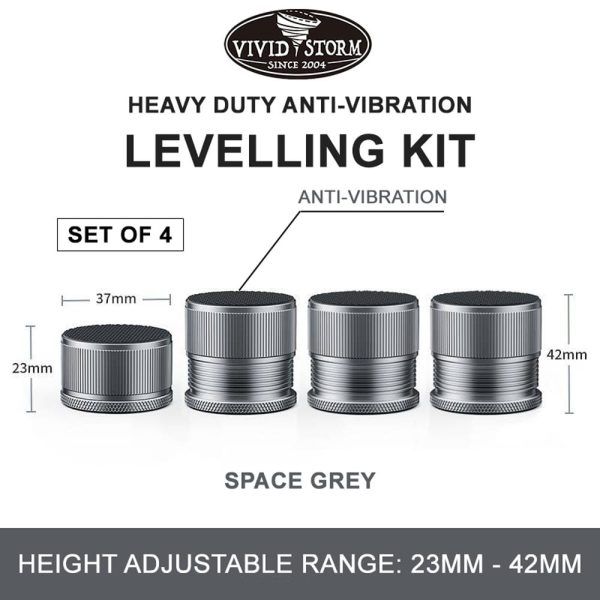 VIVIDSTORM Heavy Duty Anti-Vibration Levelling Kit