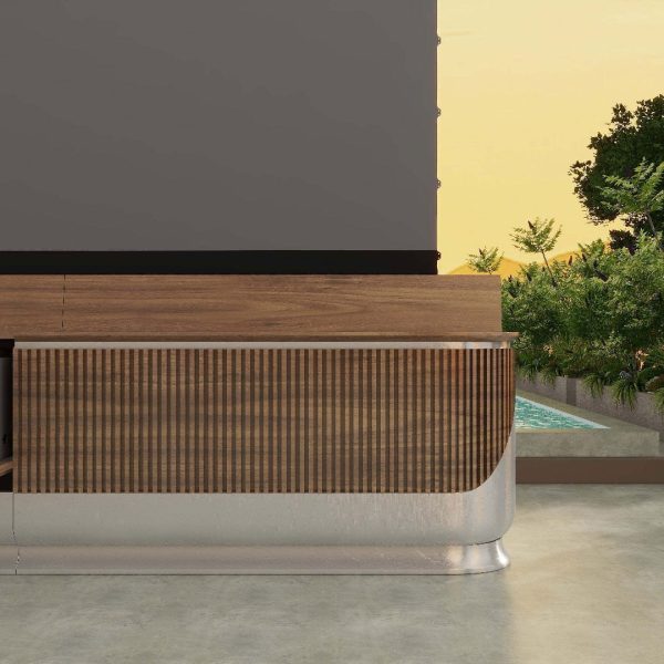 BUNDLE VIVIDSTORM Premium Fully Concealed Motorized Laser TV Cabinet DUNE + Screen + Projector Package Deal - Image 7
